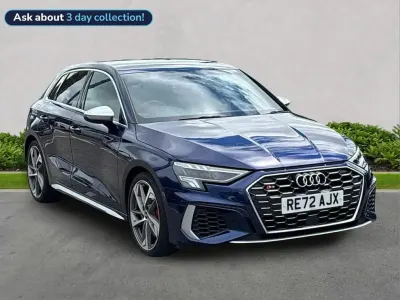 Used Audi S3 Sportback Comfort 306 HP (225 kW) 2022 Blue Hatchback