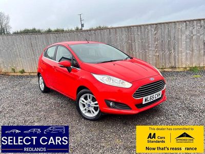 Used Ford Fiesta Zetec 100 HP (73 kW) 2016 Red Hatchback