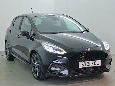 Used Ford Fiesta ST-Line 125 HP (91 kW) 2021 Black Hatchback