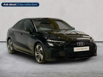Usado Audi A3 Advanced 150 HP (110 kW) 2021 Preto Sedan