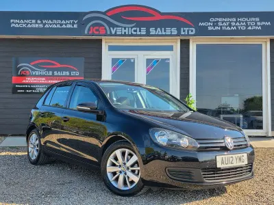 Used VW Golf VII Match 120 HP (88 kW) 2012 Black Hatchback