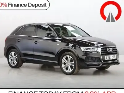Used Audi Q3 S-Line 150 HP (110 kW) 2017 Black SUV