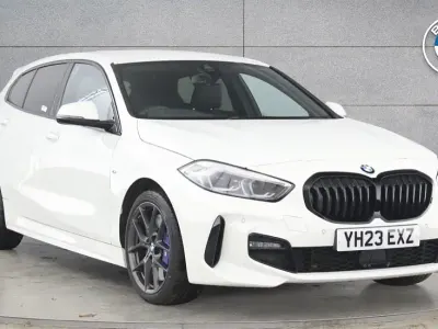 Used BMW 118 M Sport 134 HP (98 kW) 2023 White Hatchback