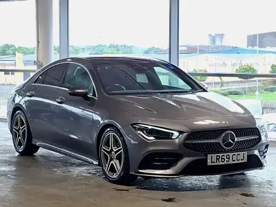 Used Mercedes CLA180 AMG Line Premium Plus 136 HP (100 kW) 2019 Grey Coupe