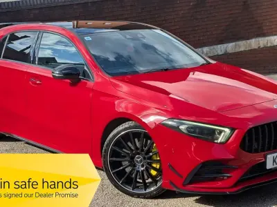 Begagnad Mercedes A35 AMG Premium Plus 2019 Röd Halvkombi