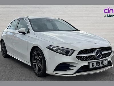 Used Mercedes A180 AMG Line Premium 113 HP (83 kW) 2019 White Hatchback