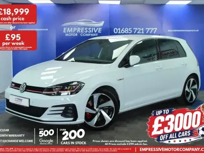 Used VW Golf VII GTI 245 HP (180 kW) 2020 White Hatchback