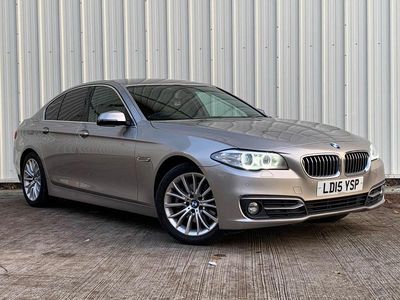 Begagnad BMW 520 Luxury Line 2015 Silver Sedan