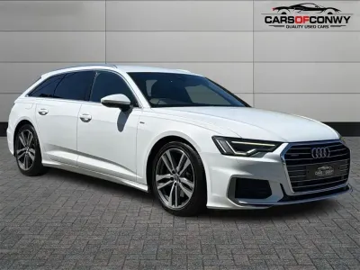 Used Audi A6 S-Line 286 HP (210 kW) 2019 White Estate