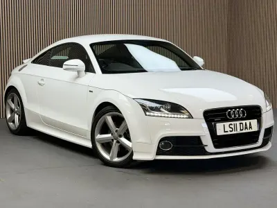 Used Audi TT S-Line 170 HP (125 kW) 2011 White Coupe