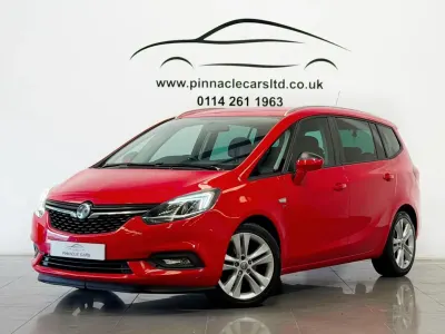 Used Vauxhall Zafira SRi 140 HP (102 kW) 2017 Red MPV