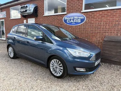 Used Ford C-MAX Titanium 100 HP (73 kW) 2018 Blue MPV