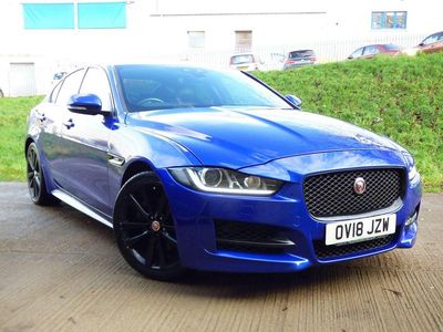 Blue Used 2018 Jaguar XE R-Sport Sedan | £10,850 (Fair price)