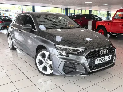 Used Audi A3 Sportback S-Line 150 HP (110 kW) 2023 Daytona grey Hatchback