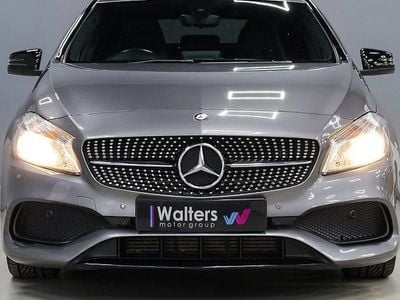 Used Mercedes A200 AMG line 156 HP (114 kW) 2017 Grey Hatchback