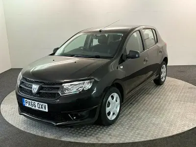 Used Dacia Sandero Ambiance 75 HP (55 kW) 2016 Black Hatchback