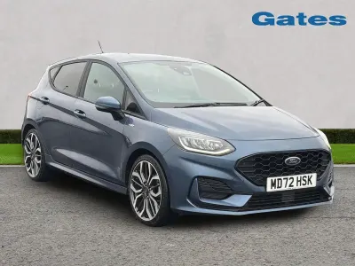 Begagnad Ford Fiesta ST-Line X 100 HK (73 kW) 2023 Blå Halvkombi