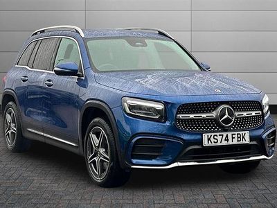 Begagnad Mercedes GLB200 AMG Line Premium 163 HK (119 kW) 2025 Blå SUV