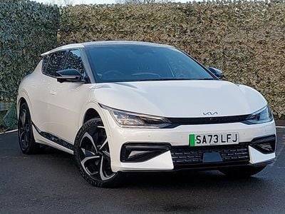 Used Kia EV6 GT-Line S 166 kW (226 HP) 2023 Premium paint  white pearl SUV