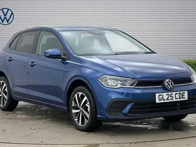 Used VW Polo Match 95 HP (69 kW) 2025 Blue Hatchback