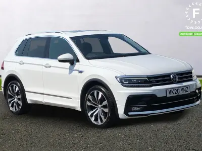 Used VW Tiguan R-line 150 HP (110 kW) 2020 White SUV