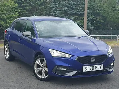 Used Seat Leon FR 150 HP (110 kW) 2020 Blue Hatchback