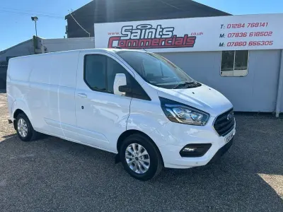 Used Ford Transit Custom Limited 130 HP (95 kW) 2021 White Van