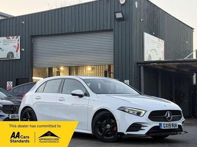 Used Mercedes A200 AMG line 150 HP (110 kW) 2019 White Hatchback