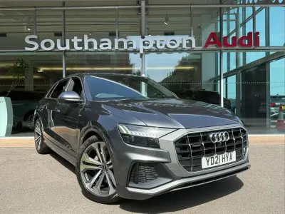 Used Audi Q8 S-Line 281 HP (206 kW) 2021 Grey SUV