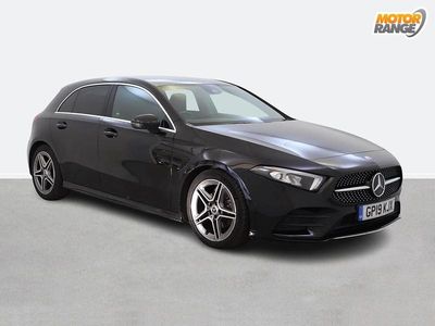 Used Mercedes A200 AMG line 150 HP (110 kW) 2019 Black Hatchback