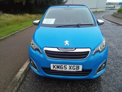 Used Peugeot 108 Allure Top 82 HP (60 kW) 2015 Blue Hatchback