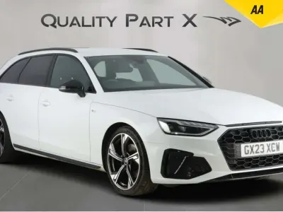 Used Audi A4 Black Edition 150 HP (110 kW) 2023 White Estate