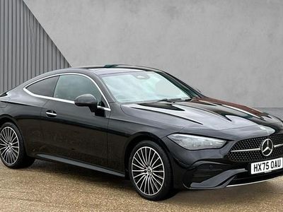 Obsidian black metallic Used 2025 Mercedes CLE300 AMG Line Premium Plus Coupe | £52,995 (Fair price)