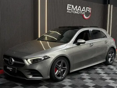 Begagnad Mercedes A180 AMG line 2020 Silver Halvkombi
