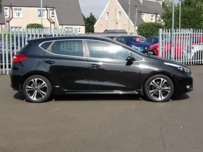 Used Kia Ceed GT-Line 136 HP (100 kW) 2017 Black Hatchback