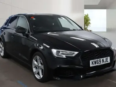 Used Audi A3 Sportback Sport 150 HP (110 kW) 2019 Black Hatchback