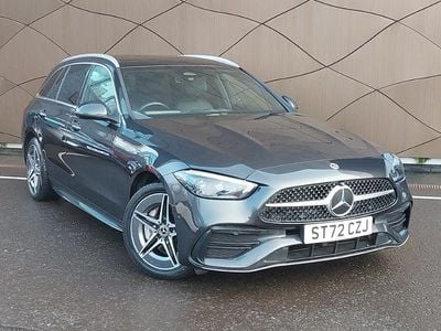 Grey Used 2023 Mercedes C300e AMG Line Premium Plus Estate | £28,498 (Fair price)
