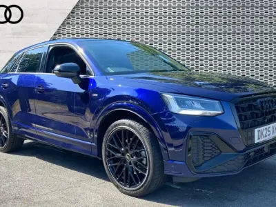 Used Audi Q2 Black Edition 150 HP (110 kW) 2025 Blue SUV