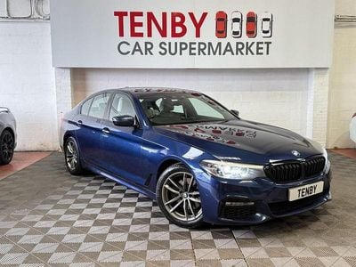 Used BMW 520 M Sport 190 HP (139 kW) 2017 Blue Sedan