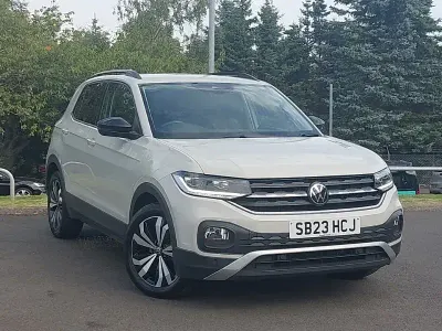 Used VW T-Cross Black Edition 95 HP (69 kW) 2023 Grey SUV