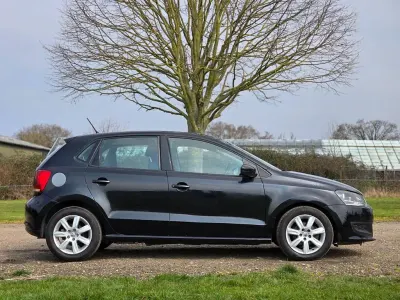 Used VW Polo SE 85 HP (62 kW) 2010 Black Hatchback