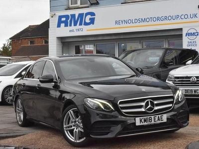 Black Used 2018 Mercedes E350 AMG line Sedan | £13,990 (Super price)