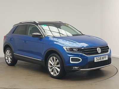 Blue Used 2018 VW T-Roc SEL SUV | £13,698 (Fair price)
