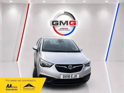 Used Vauxhall Crossland X 81 HP (59 kW) 2018 Silver SUV