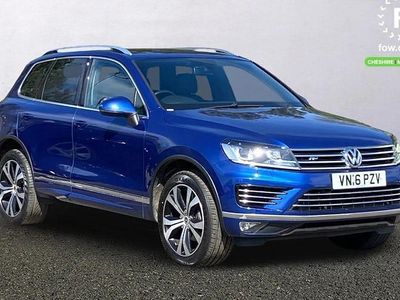 Used VW Touareg R-line 262 HP (192 kW) 2016 Blue SUV