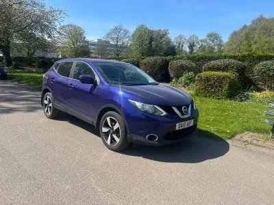 Used Nissan Qashqai N-TEC 115 HP (84 kW) 2015 Blue SUV