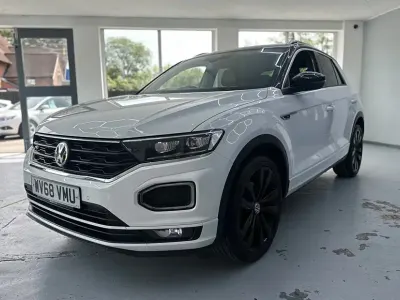 Used VW T-Roc R-line 115 HP (84 kW) 2018 White SUV