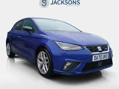 Used Seat Ibiza FR 95 HP (69 kW) 2021 Blue Hatchback