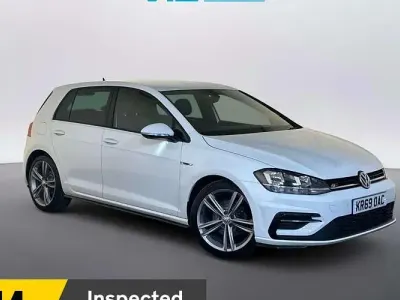Used VW Golf VII R-line 150 HP (110 kW) 2019 White Hatchback