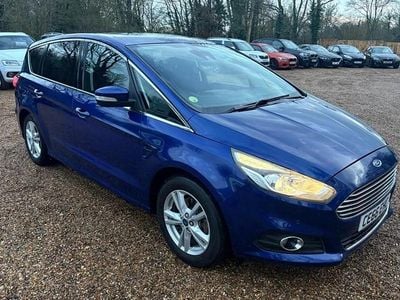 Used Ford S-MAX Titanium 180 HP (132 kW) 2016 Blue MPV